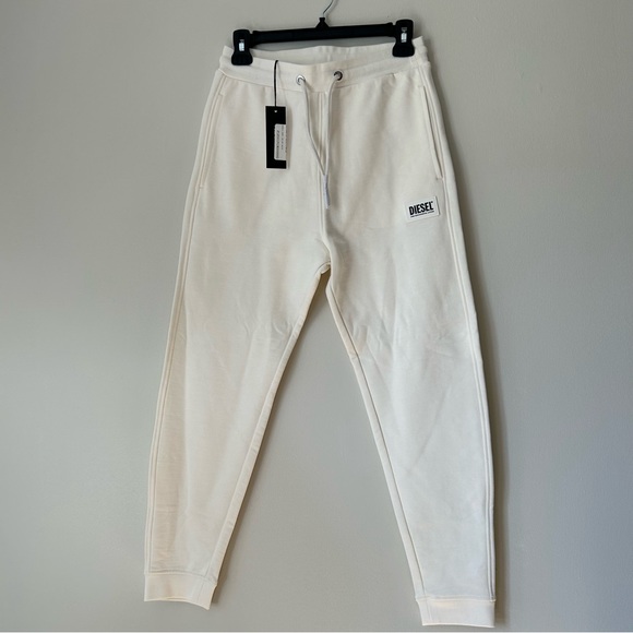 Diesel Off White Jogger Sweatpants